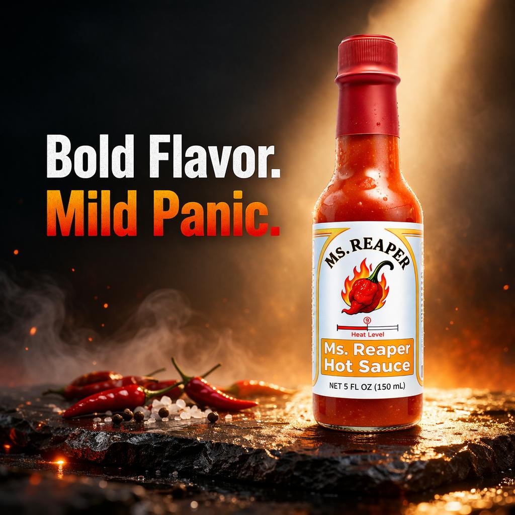 Ms. Reaper Hot Sauce - 5/10 (5 fl oz) - Image 2
