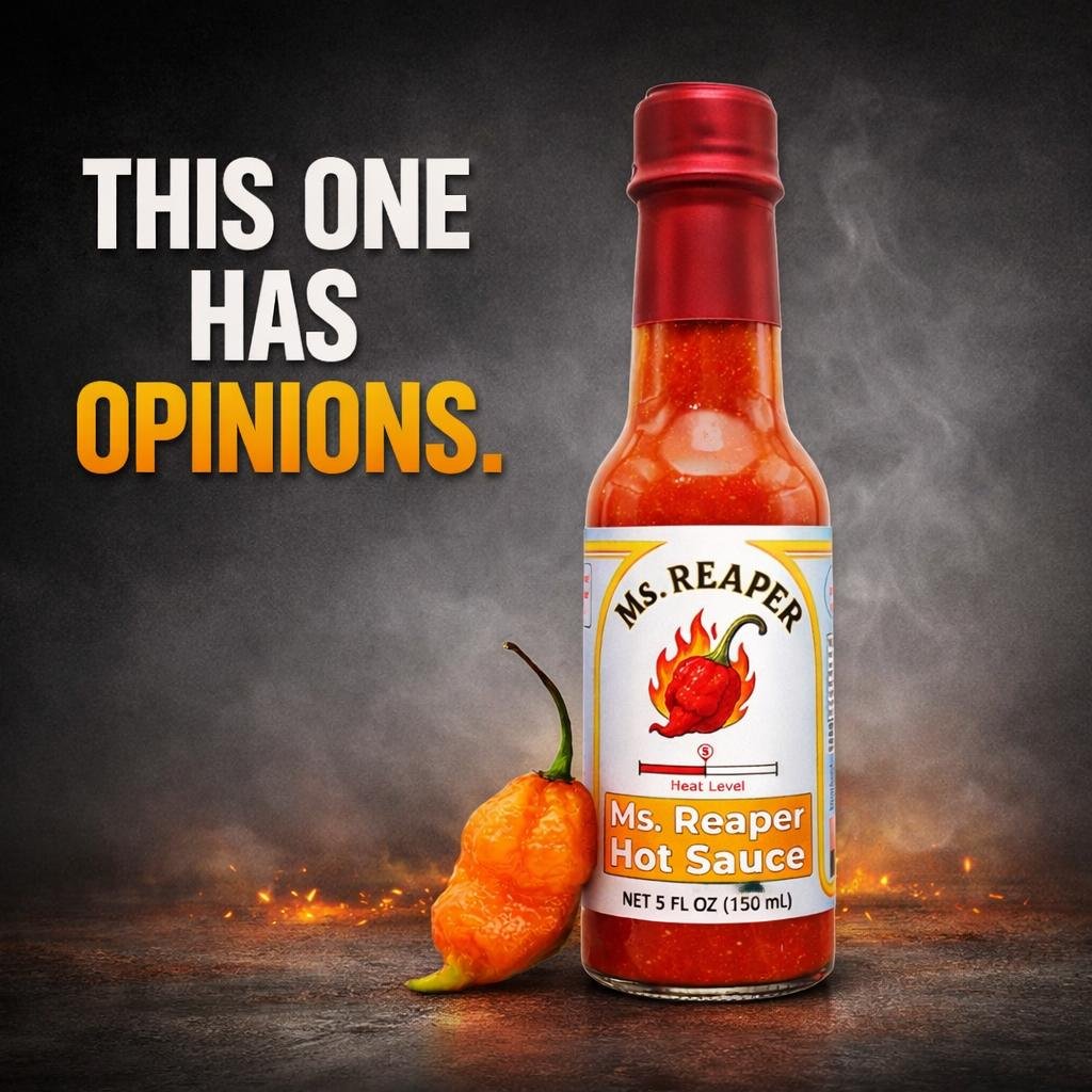 Ms. Reaper Hot Sauce - 5/10 (5 fl oz) - Image 6