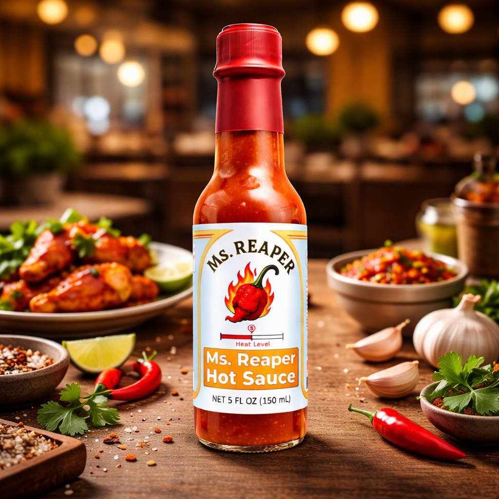 Ms. Reaper Hot Sauce - 5/10 (5 fl oz) - Image 3