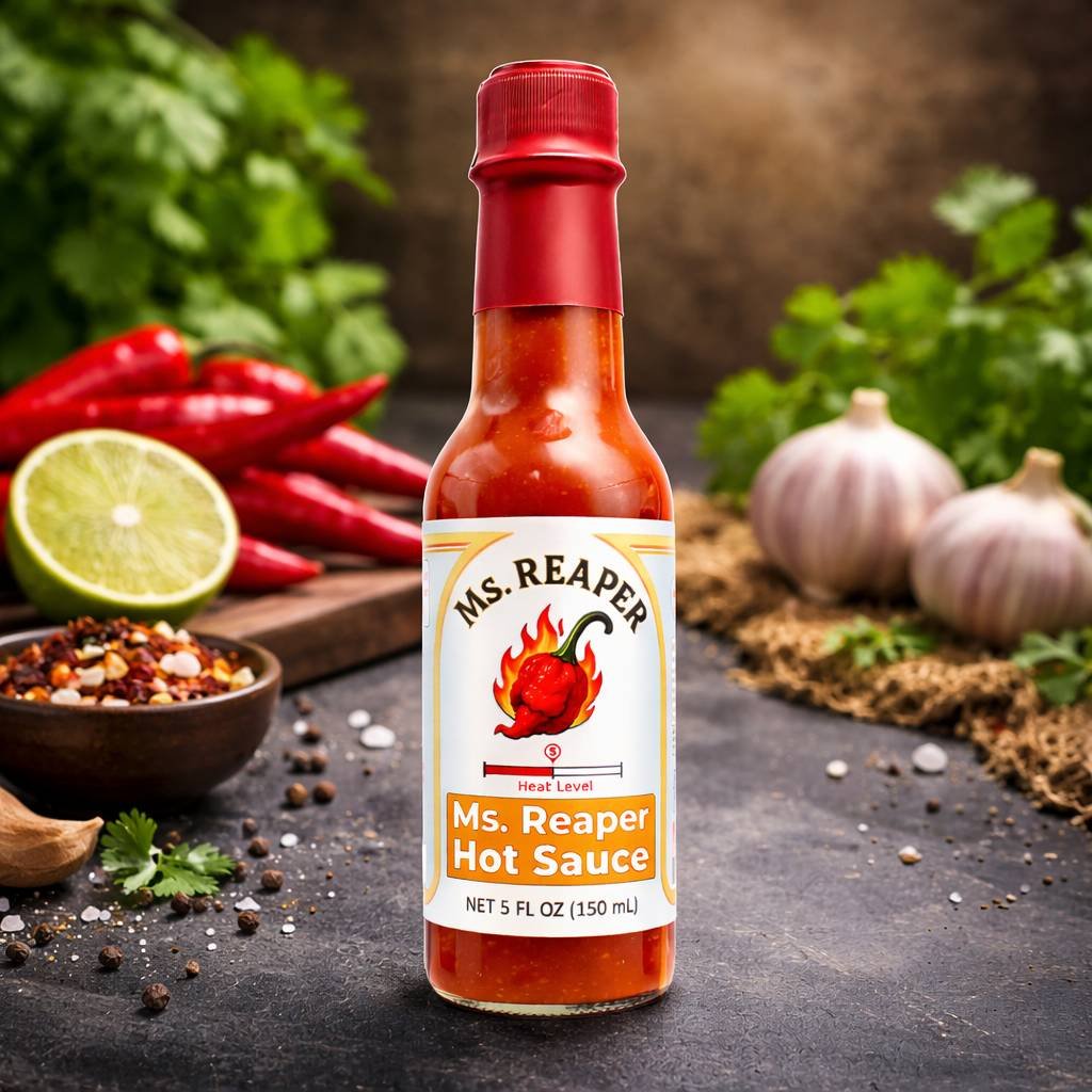 Ms. Reaper Hot Sauce - 5/10 (5 fl oz) - Image 7