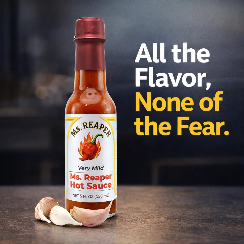 Ms. Reaper Hot Sauce - Very Mild (5 fl oz) - Image 2