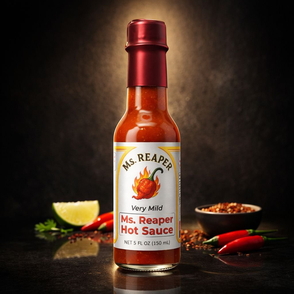 Ms. Reaper Hot Sauce - Very Mild (5 fl oz) - Image 3