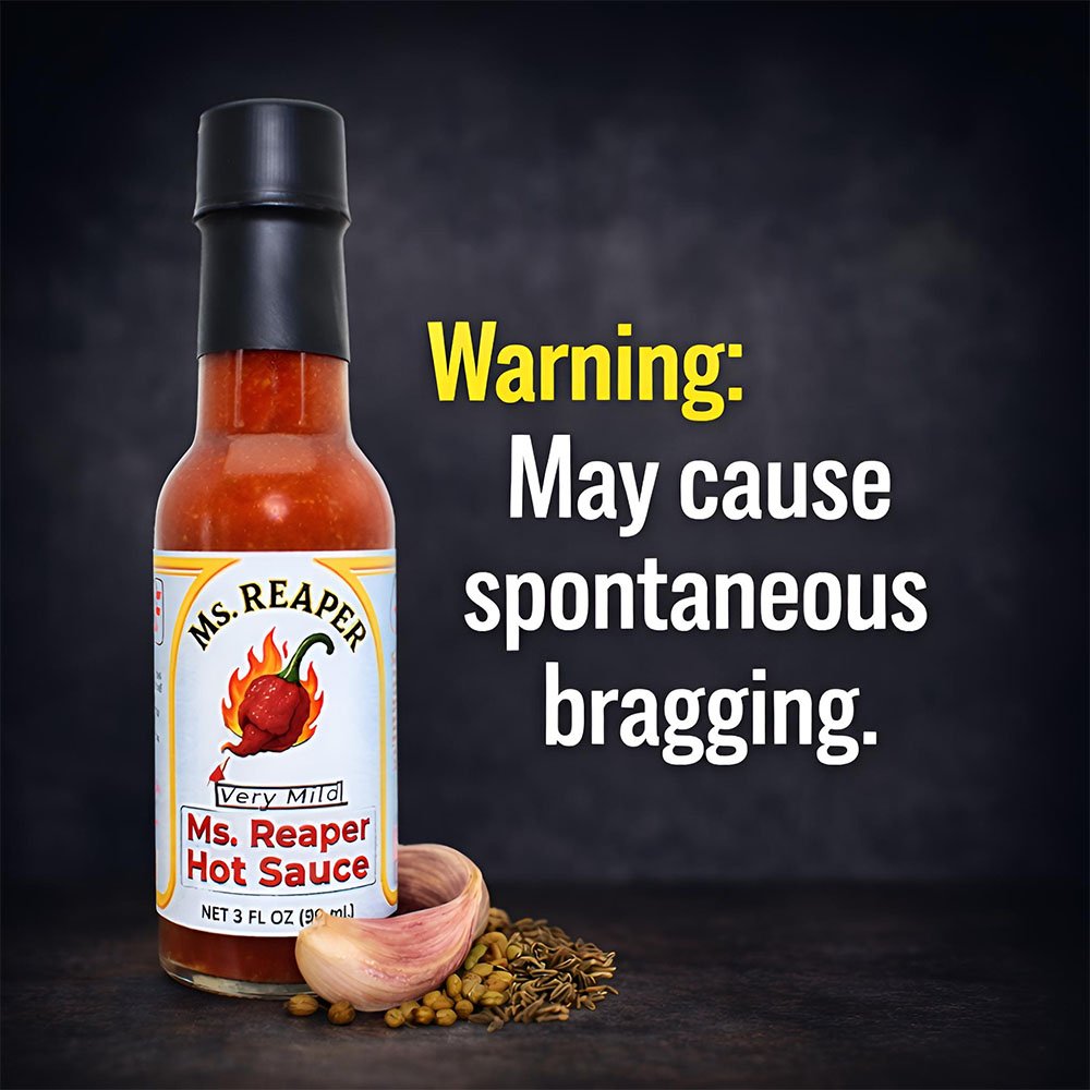 Ms. Reaper Hot Sauce - Very Mild (3 fl oz) - Image 7
