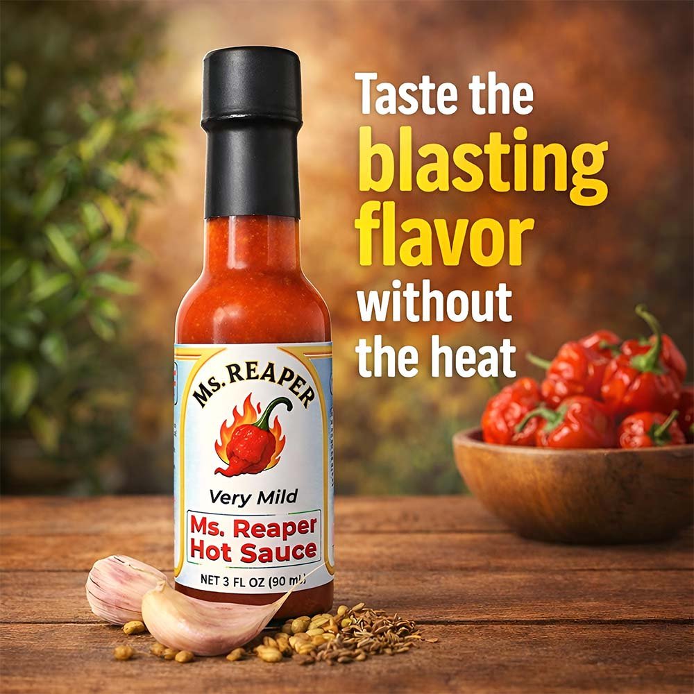 Ms. Reaper Hot Sauce - Very Mild (3 fl oz) - Image 2