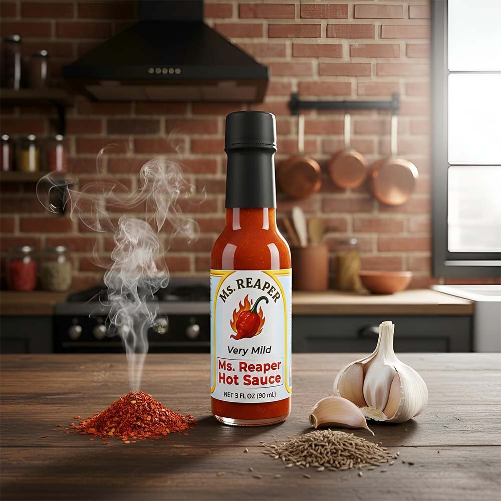 Ms. Reaper Hot Sauce - Very Mild (3 fl oz) - Image 12