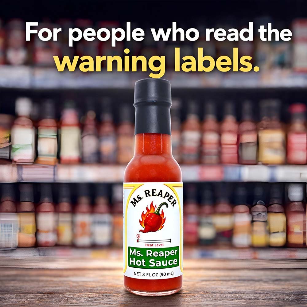Ms. Reaper Hot Sauce - 1/10 (3 fl oz) - Image 6
