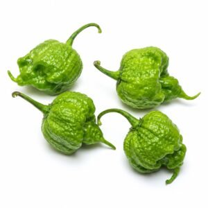 Fresh Green Carolina Reaper Pepper 🔥 – (4 Pods)