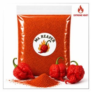 100% Carolina Reaper Pepper Powder – 50 g Resealable Bag