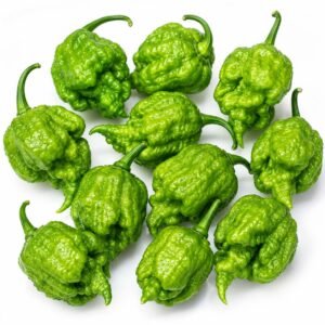 Fresh Green Carolina Reaper Pepper 🔥 – (10 Pods)